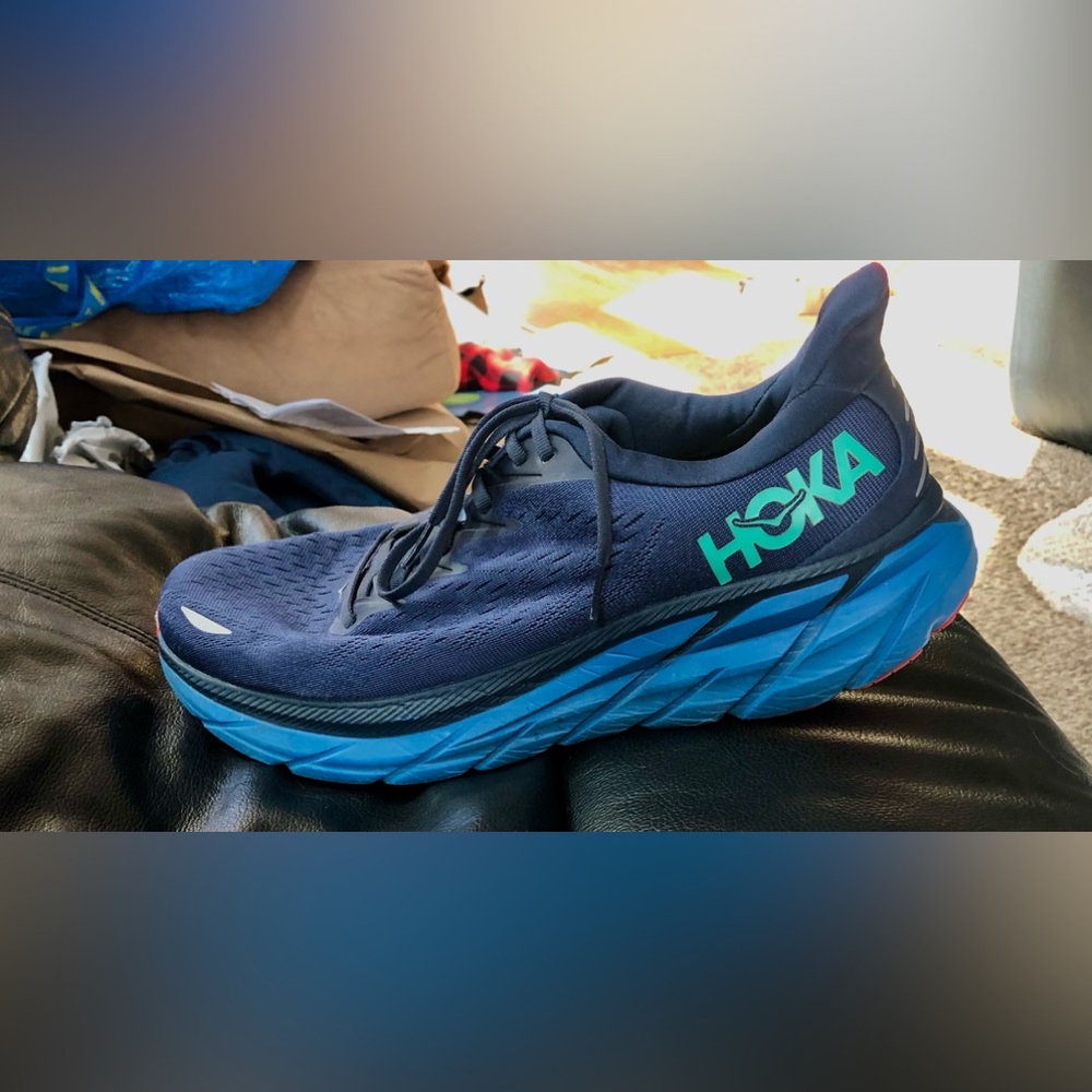 Hokas size 13D men’s navy blue good condition